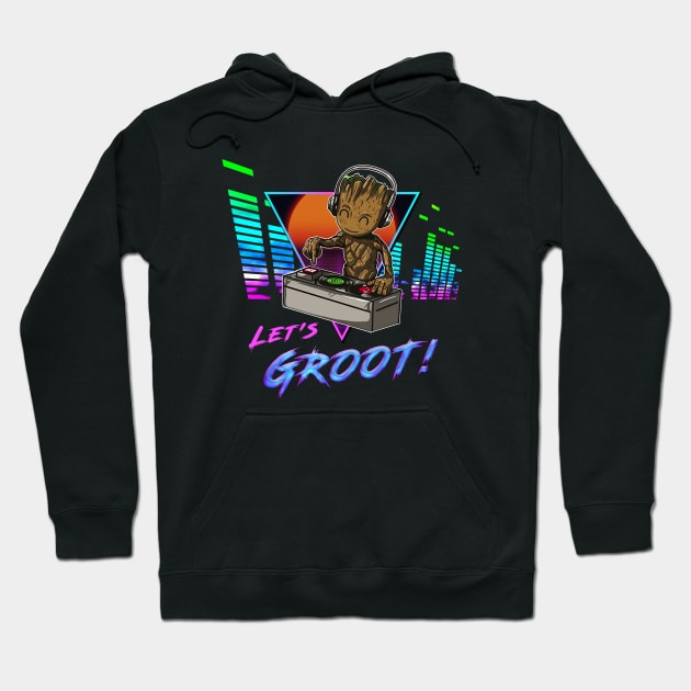 Let's Groot! Hoodie by NotoriousMedia